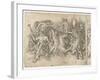 Battle of the Sea Gods, 1470s-Andrea Mantegna-Framed Giclee Print