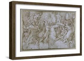 Battle of the Sea-Gods-Andrea Mantegna-Framed Giclee Print