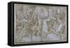 Battle of the Sea-Gods-Andrea Mantegna-Framed Stretched Canvas