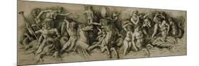 Battle of the Sea Gods-Andrea Mantegna-Mounted Giclee Print