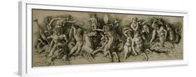 Battle of the Sea Gods-Andrea Mantegna-Framed Premium Giclee Print