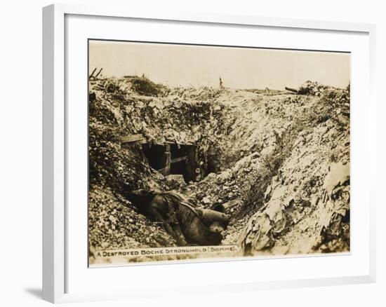 Battle of the Somme 1918-Robert Hunt-Framed Photographic Print