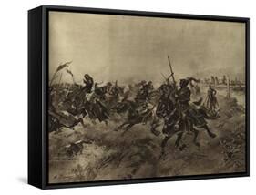 Battle of the Spurs, 1513-Henri-Louis Dupray-Framed Stretched Canvas