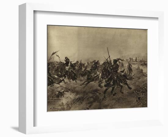 Battle of the Spurs, 1513-Henri-Louis Dupray-Framed Giclee Print