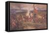 Battle of the Standard, Northallerton, Yorkshire, August 1138-John Gilbert-Framed Stretched Canvas