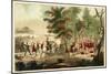 Battle of the Thames and the Death of Tecumseh-William Emmons-Mounted Giclee Print