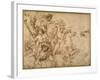 Battle of the Tritons, after Anrea Mantegna-Raphael-Framed Giclee Print