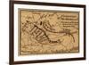 Battle of the Wilderness - Civil War Panoramic Map-Lantern Press-Framed Art Print