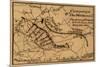 Battle of the Wilderness - Civil War Panoramic Map-Lantern Press-Mounted Art Print