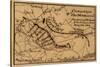 Battle of the Wilderness - Civil War Panoramic Map-Lantern Press-Stretched Canvas