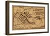Battle of the Wilderness - Civil War Panoramic Map-Lantern Press-Framed Art Print