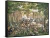 Battle of the Wilderness, May 1864, Engraved by Kurz and Allison, 1887-American School-Framed Stretched Canvas