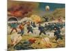 Battle of the Yalu River-null-Mounted Art Print