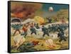 Battle of the Yalu River-null-Framed Stretched Canvas