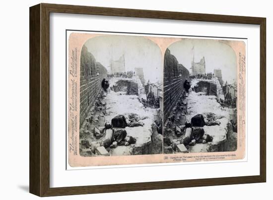 Battle of Tientsin, Boxer Rebellion, China, 1900-Underwood & Underwood-Framed Giclee Print