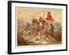 Battle of Tolbiac, 496-Ary Scheffer-Framed Giclee Print