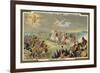 Battle of Tolbiac-null-Framed Giclee Print