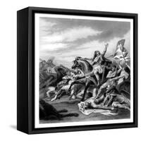 Battle of Tolbiacum, 496 Ad-DJ Pound-Framed Stretched Canvas