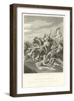 Battle of Tolbiacum-Alphonse Marie de Neuville-Framed Giclee Print
