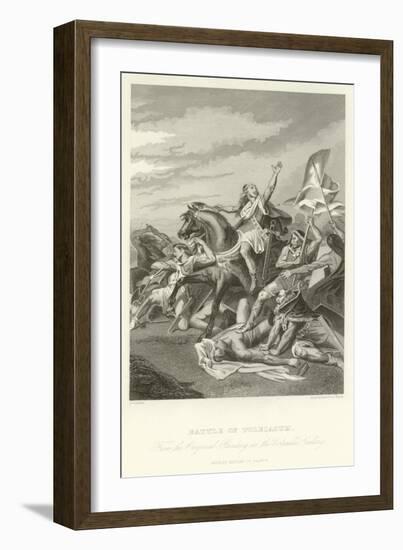 Battle of Tolbiacum-Alphonse Marie de Neuville-Framed Giclee Print