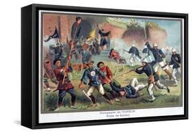 Battle of Tonkin, Franco-Chinese War, 20th Century-null-Framed Stretched Canvas