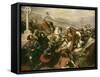 Battle of Tours (Also Called the Battle of Poitiers), France, 25 October 732-Charles Auguste Steuben-Framed Stretched Canvas