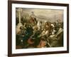 Battle of Tours (Also Called the Battle of Poitiers), France, 25 October 732-Charles Auguste Steuben-Framed Giclee Print