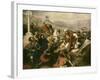 Battle of Tours (Also Called the Battle of Poitiers), France, 25 October 732-Charles Auguste Steuben-Framed Giclee Print