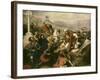 Battle of Tours (Also Called the Battle of Poitiers), France, 25 October 732-Charles Auguste Steuben-Framed Giclee Print