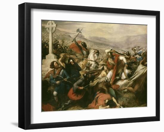 Battle of Tours (Also Called the Battle of Poitiers), France, 25 October 732-Charles Auguste Steuben-Framed Giclee Print