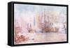 Battle of Trafalgar 1805, 1915-William Lionel Wyllie-Framed Stretched Canvas