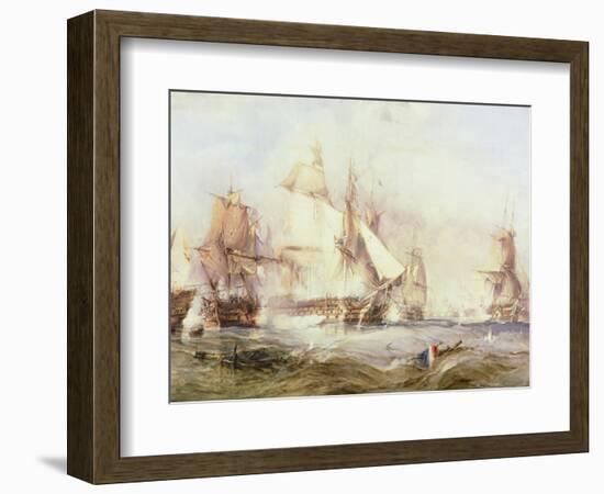 Battle of Trafalgar, 1805-George Chambers-Framed Giclee Print