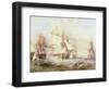 Battle of Trafalgar, 1805-George Chambers-Framed Giclee Print