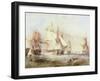 Battle of Trafalgar, 1805-George Chambers-Framed Giclee Print