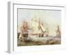 Battle of Trafalgar, 1805-George Chambers-Framed Giclee Print