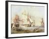 Battle of Trafalgar, 1805-George Chambers-Framed Giclee Print