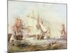 Battle of Trafalgar, 1805-George Chambers-Mounted Giclee Print