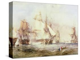 Battle of Trafalgar, 1805-George Chambers-Stretched Canvas