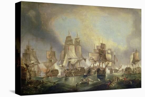 Battle of Trafalgar, 1805-William Clarkson Stanfield-Stretched Canvas
