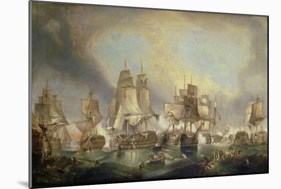 Battle of Trafalgar, 1805-William Clarkson Stanfield-Mounted Giclee Print