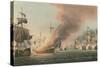 Battle of Trafalgar, 1805-Thomas Whitcombe-Stretched Canvas