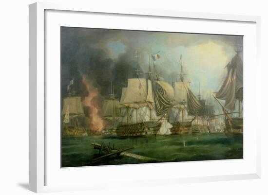 Battle of Trafalgar, 1805-George Chambers-Framed Giclee Print