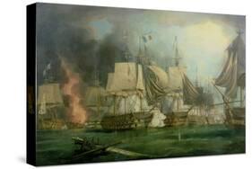 Battle of Trafalgar, 1805-George Chambers-Stretched Canvas