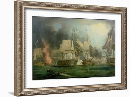 Battle of Trafalgar, 1805-George Chambers-Framed Giclee Print