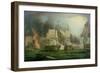 Battle of Trafalgar, 1805-George Chambers-Framed Giclee Print