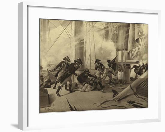 Battle of Trafalgar, 1805-Henri-Louis Dupray-Framed Giclee Print