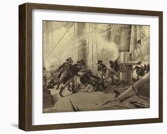 Battle of Trafalgar, 1805-Henri-Louis Dupray-Framed Giclee Print