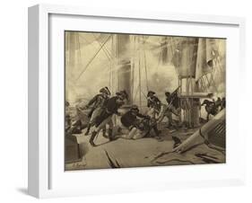 Battle of Trafalgar, 1805-Henri-Louis Dupray-Framed Giclee Print