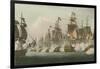 Battle of Trafalgar, 1805-Thomas Whitcombe-Framed Giclee Print