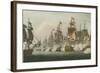 Battle of Trafalgar, 1805-Thomas Whitcombe-Framed Giclee Print